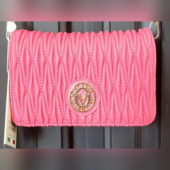 VALENTINO Orlandi Hot Pink Crossbody NWT - Picture 2 of 12
